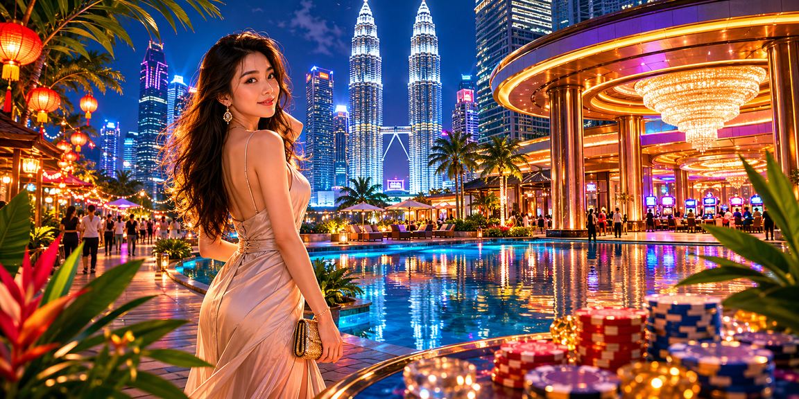 A Kuala Lumpur player accessing the live casino on a smartphone